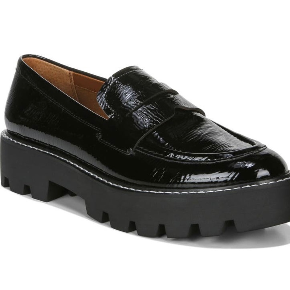 Black loafers